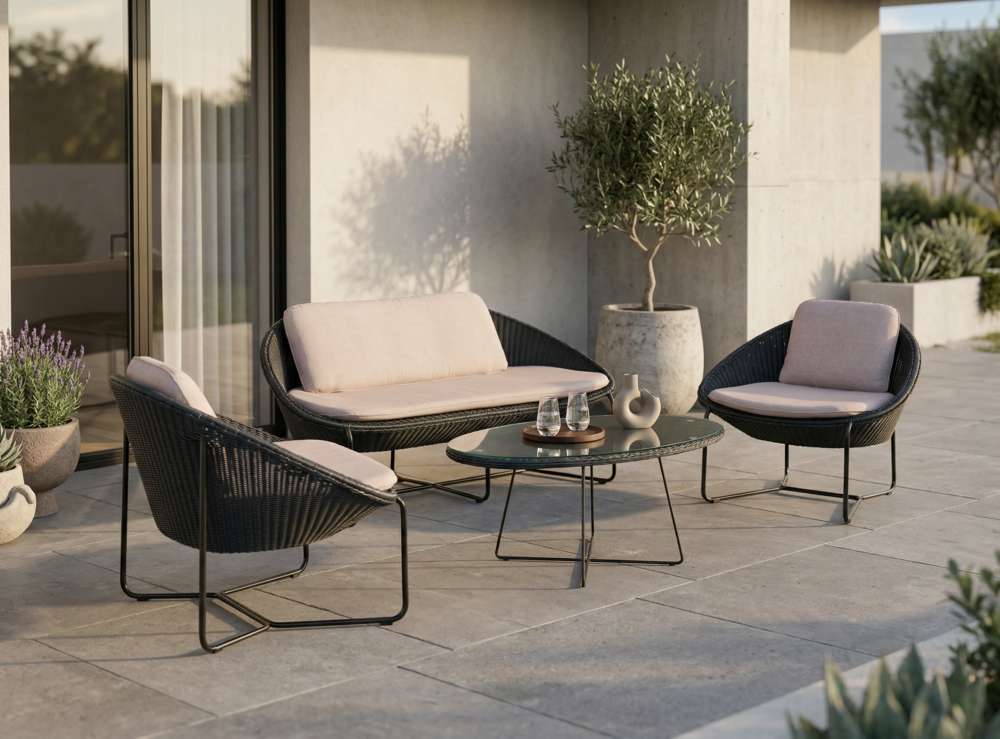 Lauko baldų komplektas - Bali