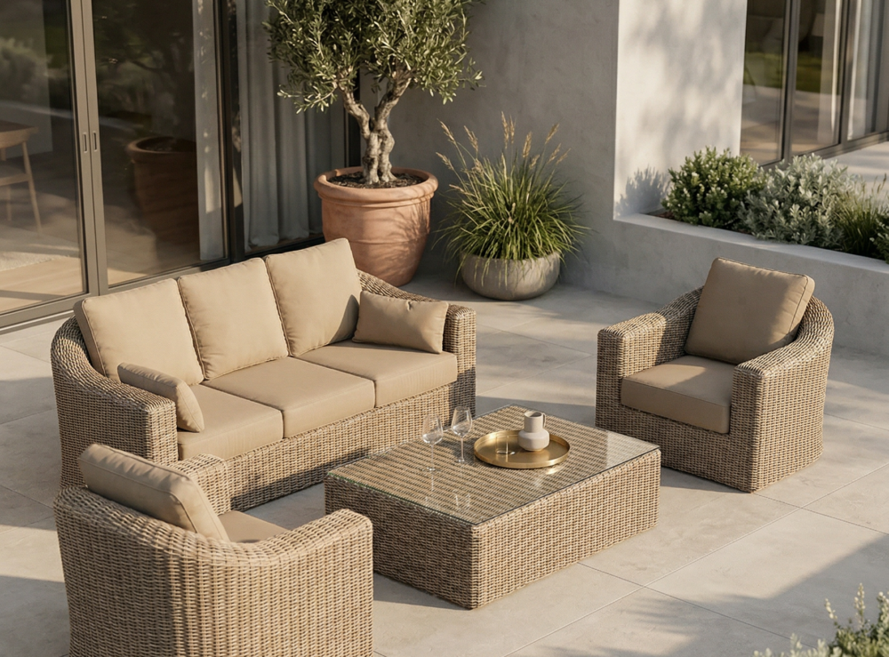 Lauko baldų komplektas - Adelė